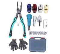 Wire Stripping and Twisting Tool 2.5mm² 4mm² 6mm² 10mm² Electric Wire Stripper and Twister Tool for Drill 6.35mm Interface