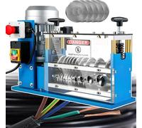 Wire Stripping Machine, Electric Cable Peeler for Scrap Copper Recycling, 370W/750W, 30M/Min, Strips 1.5-38mm Rubber/Plastic, Easy Blade Calibration