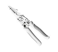 Wire Stripping Pliers, Pliers and Scissors for Powerful and Multifunctional Cables - Crimping Scissors for Electrician, Home, Electricity, Solar, Industrial, Construction, Vehicles, Network,