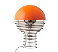 Wire Table Lamp Ø30 Chrome/ Orange
