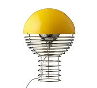 Wire Table Lamp Ø30 Chrome/ Yellow