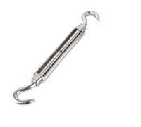 wire tensioner Turnbuckle Wire Tensioner Catch 1pcs M4/M5/M6/M8 Bolt Hook Rigging Eye Screw Rope Tensioning Tightener Tight Connector garden wire for climbing plants(C to C,M5)