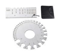 Wire Thickness Measuring Tool - Stainless Steel Wire Thickness Gauge, Test Ruler | Welding Gauge Plated, Portable Ruler with High Strength for Manufacturing, Metallurgy, Carpentry,