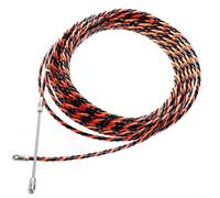 Wire Threader and Pulling Device for Electricians Labor Saving Tool for Electricians Fiberglass Fish Tape with Steel Head 5mm 5m/15m/30m Wire Installation Tool for Wall Cavities(15m)