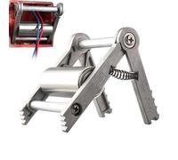 Wire Threading Aid - 9.2×8×9.2cm Wire Pulling Pulley | Adjustable Electrician’s Cable Puller - Aluminum Alloy Guide | Junction Box Fixing Tool, Single-Person Straightening Device