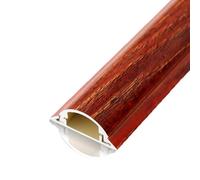 Wire Tidy for Wall Wire Cover， 1m Aluminum Alloy Half Round Cable Trunking, Pack of 2, Multiple Sizes, Multicolor(Red,3#)