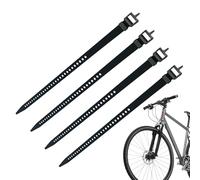 Wire Ties - 4 Piece Adjustable Fastening Tool | Cord Wrap with Buckle | Heavy Duty Gear Straps for Camping Hiking, Outdoor Skiing, Marine Luggage, Sports Equipment Pack