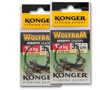 Wire Trace Leader 15kg Wolfram Tungsten Perch Pike Chub Sea Soft Lure Fishing Tackle (Va05-2x2pcs 15kg 35cm Wire Traces Wolfram Konger)