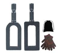 Wire Twister | Multifunctional Nut Knotter,Wire Twisting Tool for Drill | for Cables Extension Electrician Fence Construction Crimping Tying Disconnect