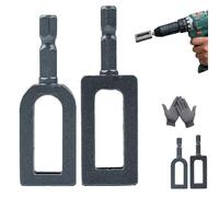 Wire Twister Tool for Drill,5PCS Electric Drill Wire Twisting Tool Bit,Heavy Duty Wires Twister for Drills with 1/4" Hex Shank,Wires Nut Twisters for Construction Fence (#9+#11)