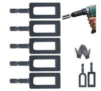 Wire Twister Tool for Drill,5PCS Electric Drill Wire Twisting Tool Bit,Heavy Duty Wires Twister for Drills with 1/4" Hex Shank,Wires Nut Twisters for Construction Fence (#11 5PC)