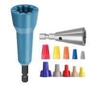 Wire Twister Tool - Wire Stripper for Power Drill | Electric Wire Twisting Tool, Professional Stripping Kit for Electricians, Wire Nut Spinner, Automotive Cable Stripper for Fast, Efficient Wiring