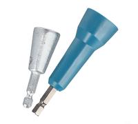 Wire Twisting Tool, 2Pcs 1/4 Inch Hex Shank Drill Adapter, for SPIN-TWIST Connector Socket for 1.5-6mm² Cables, Quick Wire Joiner for Electricians