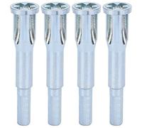 Wire Twisting Tools, 4Pcs Electrical Quick Twist Connectors with Carbon Steel, 2.5-4mm² - Durable Construction, Automatic Stripping, Ideal for Household and Industrial Wiring (Universal)