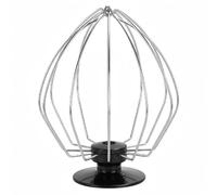 Wire Whip Attachment Suitable for Andrew James 5L Stand Mixer Silver | Stainless Steel Egg Beater Whisk Replacement Head for Cake Batter Cream Meringue Food Mixing Baking Kitchen Spare Parts
