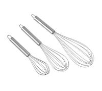 Wire Whisk - Stainless Steel Baking Whisk | 8-inch Silver Whisks for Mixing, Beating, Stirring, Ideal for Cakes, Eggs, Sauces, and Home Kitchen Baking, Cooking Prep
