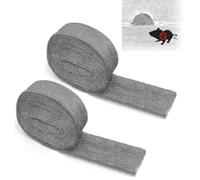 Wire Wool Mice, 2 Pack 0000 Steel Wool Mice Rodent Control Gaps Blocker, Ultrafine Wirewool Mice for Cleaning, Hole Filler Wall for Rats Rodent Control, Kitchen, Garage, Attics, Garden (3m/Roll)