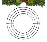 Wire Wreath Forms Metal Christmas New Year Decoration Wreath Frame,Fake Flower Decoration Fixed Frame Metal Winter Holiday Wreath Making Hoop