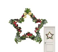 Wire Wreath Frame Star Heart Round Floral Hoop Wreath Decor | Creative Wreath Making Supply, Iron Art Flower Wreath Rings For Doors, Walls, Patios, Garden