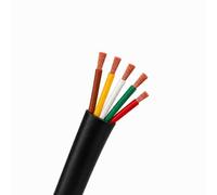 Wire4u 5 Core Trailer Cable 0.75mm² Thin Wall Cable | 12V 24V Automotive Multi-Strand Copper Wire | Caravan Wiring, Trailer Lighting, Horsebox & Commercial Vehicle | 10 Metres