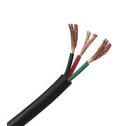 Wire4u Automotive Thin Wall Multicore Cable 12V / 24V - Flat or Round - Twin & Multi Core Copper Wire (Round 3 Core 0.75mm² 14Amps, 10 Metres)