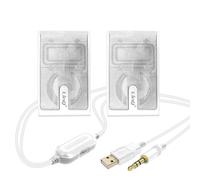 Wired 3.5mm Speaker Jack 3W x 2 LinQ A2035 White