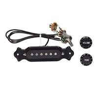 -Wired 6-String Single Coil Harness with Volume & Tone Pots for Electric Cigar Box Guitar Electric Cigar Box Guitar