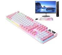 Wired Backlit Gaming Keyboard - Wired Gaming Keyboard, High Performance Gaming Keyboard with Responsive Keys and Durable Construction | Features Backlit Design and Program Keys