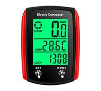Wired Bike Computer 19 Functions Touch Bike Speedometer Odometer Waterproof Bicycle Computer with Backlight