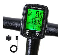 Wired Bike Computer Digital LCD Backlight Speedometer Cycling Odometer