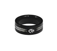 Wired Black Colored LDS CTR Ring by Ringmasters | Choose the Right Faith Ring | Keepsake LDS Jewelry, not_known