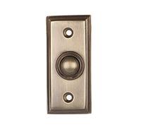 Wired Brass Doorbell Chime Push Button in Antique Brass Finish Vintage Decorative Door Bell with Easy Installation