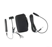 Wired Clip On Microphone For Saxophone Violin Guitar Omnidirectional Pickup 3 Pin 4 Pin Jack Live Performance Stage Mic With Bag(A)
