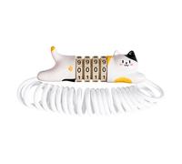 Wired Combination Lock - 4-Digit Anti-Theft Cable, Portable Bicycle Security Device, Durable, Resettable Password Chain, Bicycle Motorcycle Scooter Door Gate Helmet Travel Student