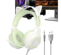 Wired Computer Headphones - Noise Cancelling with Microphone | Gaming Headphones for Computer, for Listening to Music, Telephone Calls Study Home Dormitory Apartment Girls Women