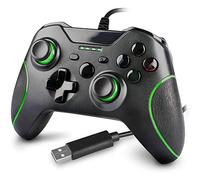 Wired Controller for Xbox One,Xbox one Wired Game Contoller with Dual Vibration for Xbox One/S/X/Win7,8,10(Black)