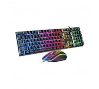 Wired Crack Gaming Keyboard and Mouse Combo
