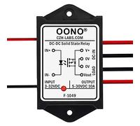Wired DC-DC 10Amp Isolated Solid State Relay Module, SSR in 3-32VDC Out 5-30VDC