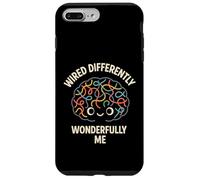 Wired Differently Wonderfully Me Kawaii Brain Design Case for iPhone 7 Plus/8 Plus