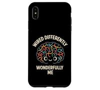 Wired Differently Wonderfully Me Kawaii Brain Design Case for iPhone XS Max