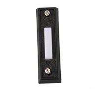 Wired Door Bell Push Button Lighted Black ABS