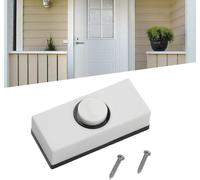 Wired Door Bell Push Button - with 2 Screws - Universal Wired Door Bell Button - fits Most Home and Garage Door Bell Systems - Easy to Install - Size 55×24×14mm