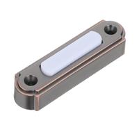 Wired Doorbell Button Replacement Ps-06-br Zinc Alloy Wall Mounted | Brown Finish, Tactile Feedback, Secure Wired Connection, Suitable for Boutique Entrances and Office Hallways