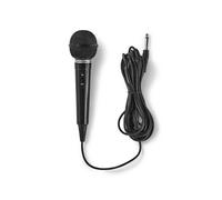 Wired Dynamic Microphone with 5m Cable - Ideal Karaoke Mic, All-Round Sound