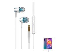 Wired Earbuds - Earphone Noise Noise Reduction Surround Sound Earphone in Ear Surround Sound Silicone Hat Immersive Experience Glow in the Dark 3.5mm Plug Devices