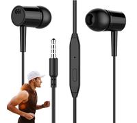 Wired Earbuds In-Ear Headphones - Ergonomic Audio Monitors, Heavy Bass Capsules | Enhanced Isolation Feature Providing Deep Acoustics Experience, Precision Cable Design Offering