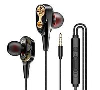 Wired Earbuds in Ear Headphones with Microphone, 3.5mm In-Ear headset Earphones, Volume Control Sport Gaming Headset for iPhone Xiaomi Samsung Huawei, Computer, Laptop, PC