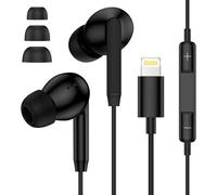 Wired Earphones for iPhone, In-Ear iPhone Headphones Wired Earbuds, Lightning Headphones Headsets with Microphone and Volume Control Compatible with iPhone 14 Pro Max/14 Pro/14/13/12/11/SE/X/XS/XR/8