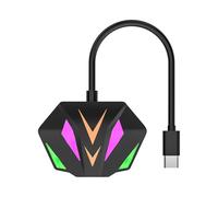 Wired Ethernet Adapter - Type C Ethernet Adapter, Type C to Ethernet Network Adapter | 100Mbps Network Type C Ethernet Adapter, Work & Entertainment, No Control Plug & Play Adapter