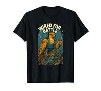 Wired for Battle Hawk Tech Repair Vintage Graphic T-Shirt